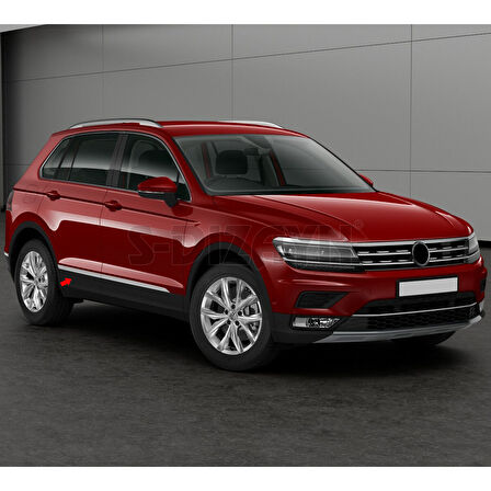 S-Dizayn VW Tiguan Krom Yan Kapı Çıtası 4 Prç. 2016-2020