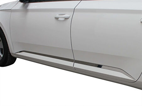 Skoda Super B8 Yan Kapı Çıtası 4 Prç. Krom 2015 ve Sonrası