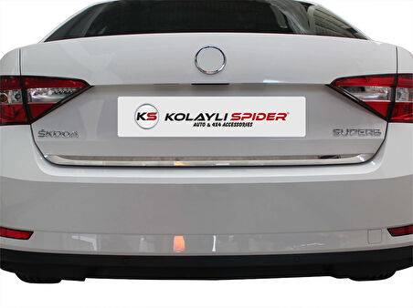 Skoda Super B8 Bagaj Alt Çıtası Krom 2015 ve Sonrası