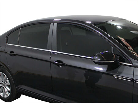 VW Passat B8.5 Cam Çıtası 4 Prç Krom 2019 ve Sonrası