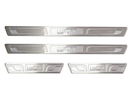 Renault Captur Luxury Kapı Eşiği 4 Prç Krom 2013 ve Sonrası