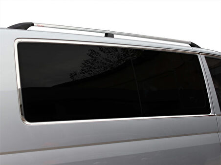 VW Transporter T5.5 Cam Çerçevesi 14 Prç Krom (K.Ş) Tek Sürgü 2010-2014