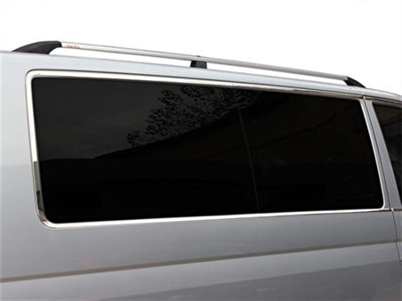VW Transporter T5.5 Cam Çerçevesi 14 Prç Krom (U.Ş) Çift Sürgü 2010-2014