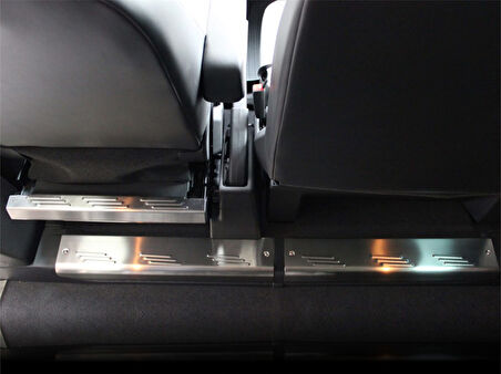 Ford Custom Ön Koltuk Arka Eşiği 3 Prc Krom 2018 ve Sonrası