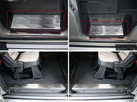 Ford Custom İç Kapı Eşiği 4 Prç Krom 2018 ve Sonrası