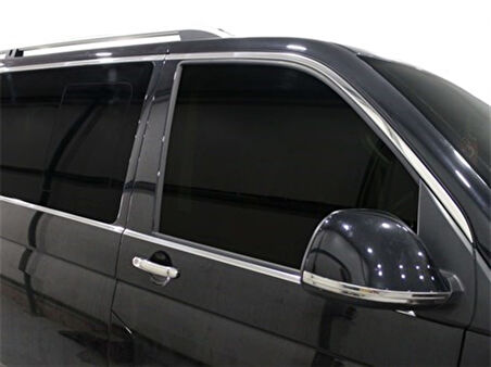 VW Transporter T6.1 Cam Çerçevesi 14 Prç. Krom (U.Ş.) Çift Sürgü 2020 ve Sonrası