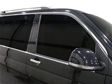 VW Transporter T6.1 Cam Çerçevesi 14 Prç. Krom (U.Ş.) Tek Sürgü 2020 ve Sonrası