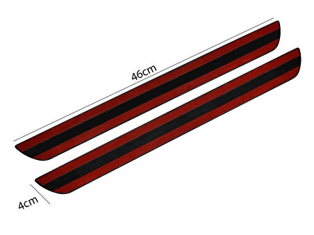 S-Dizayn Opel Astra G Krom Kapı Eşik Koruması Exclusive Line 2000-2004 2 Parça