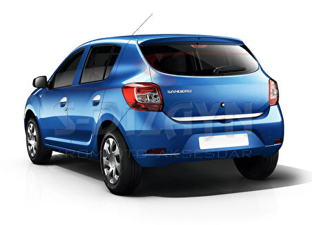 S-Dizayn Dacia Sandero 2 Krom Bagaj Alt Çıtası 2013-2020