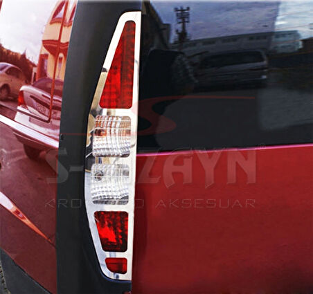 S-Dizayn Fiat Doblo Krom Stop Çerçevesi 2 Prç 2000-2006