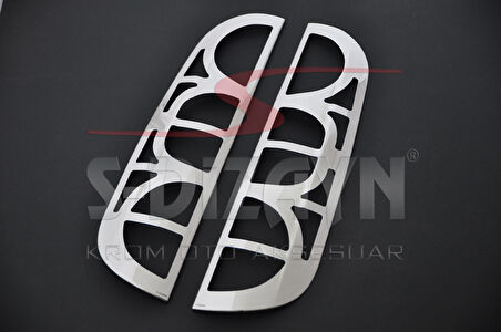 S-Dizayn Fiat Doblo Krom Stop Çerçevesi 2 Prç 2006-2010