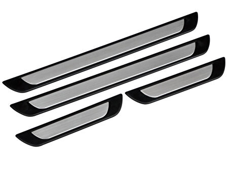 S-Dizayn Ford Fusion Krom Kapı Eşik Koruması Krom Line 2002-2011 4 Parça
