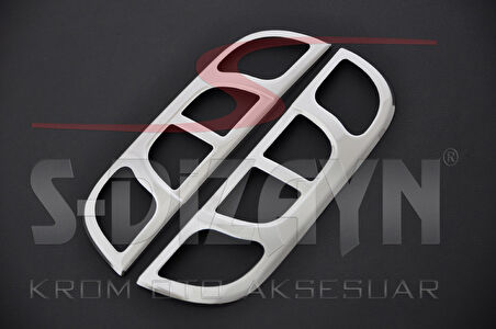 S-Dizayn Fiat Fiorino Krom Stop Çerçevesi 2 Prç 2008-2016