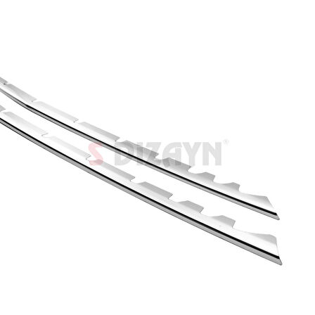 S-Dizayn Mercedes Vito W447 Krom Ön Tampon Çıtası 2 Prç. 2014-2020 Camlı Van