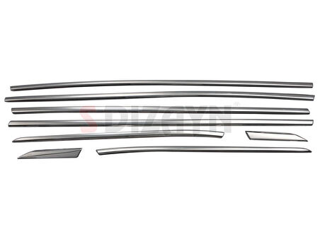 S-Dizayn Peugeot 3008 Krom Cam Çıtası 8 Prç. 2016-2023