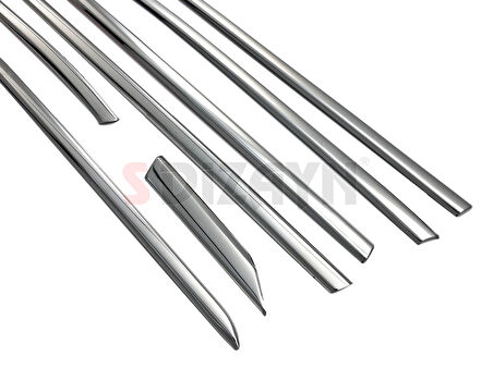 S-Dizayn Peugeot 3008 Krom Cam Çıtası 8 Prç. 2016-2023