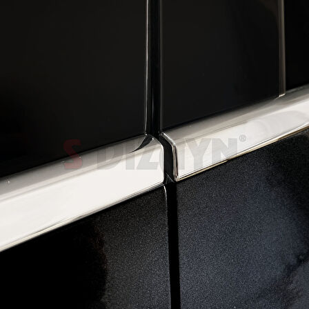 S-Dizayn Renault Megane 4 SD Krom Cam Çerçevesi 12 Prç. 2016-2020 A+ Kalite