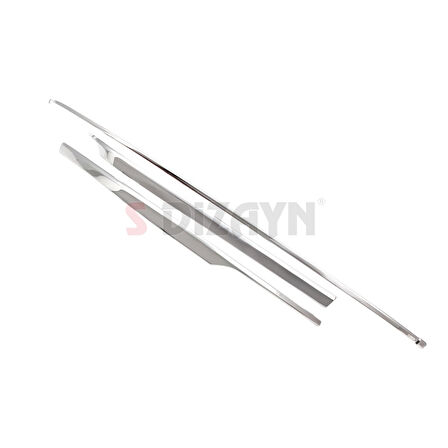 S-Dizayn VW Passat B8.5 Krom Arka Tampon Alt Çıtası 3 Parça 2019-2023