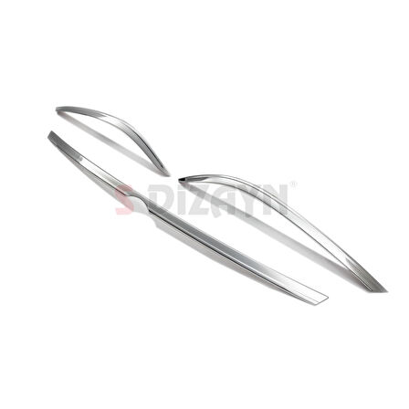 S-Dizayn VW Passat B8.5 Krom Far Üzeri Çıta Seti 3 Parça 2019-2023