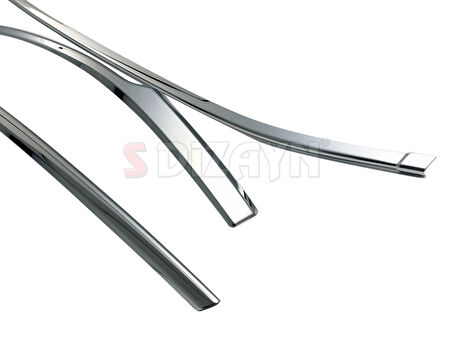 S-Dizayn VW Passat B8.5 Krom Ön Tampon Alt Çıtası 3 Parça 2019-2023