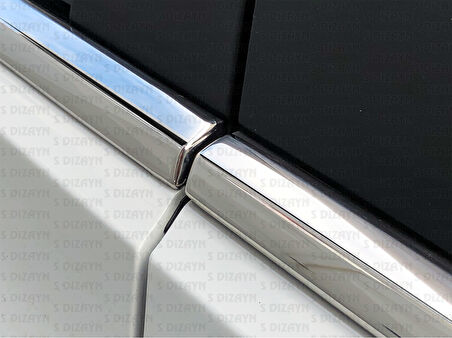 S-Dizayn VW Passat B8.5 Krom Cam Çıtası 4 Parça 2019-2023