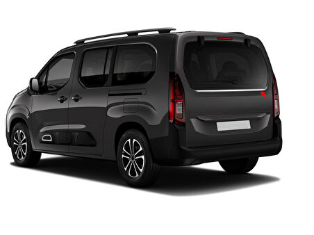 S-Dizayn Citroen Berlingo Krom Bagaj Camı Alt Çıtası 2019 Üzeri