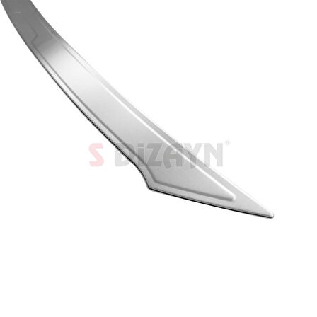 S-Dizayn Peugeot 2008 Krom Arka Tampon Eşiği 2020-2023