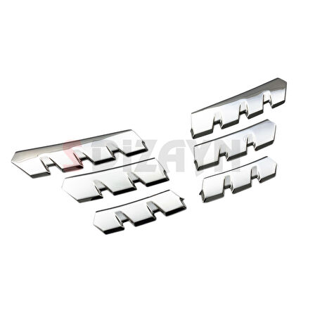 S-Dizayn Renault Clio 5 Krom Ön Alt Panjur 6 Prç. 2019 Üzeri