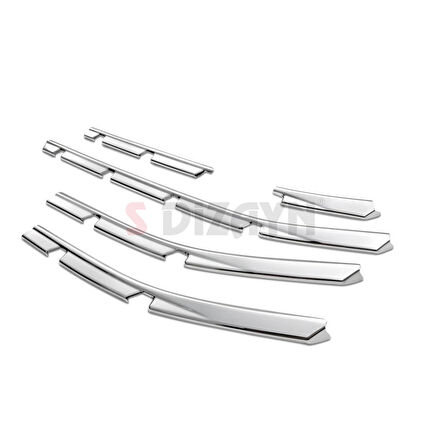 S-Dizayn Renault Clio 5 Krom Ön Tampon Çıtası 10 Prç. 2019 Üzeri