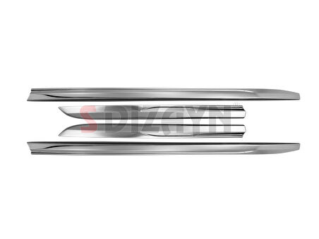 S-Dizayn Renault Clio 5 Krom Yan Kapı Çıtası 4 Prç. 2019 Üzeri