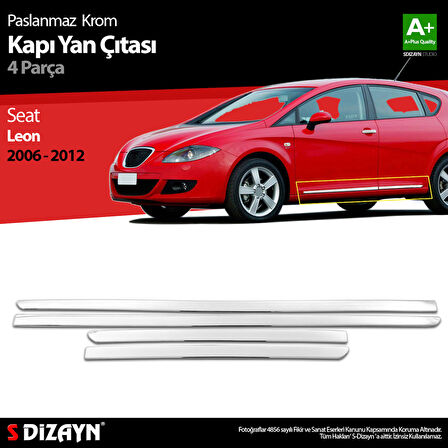 S-Dizayn Seat Leon Krom Kapı Yan Çıtası 2006-2012