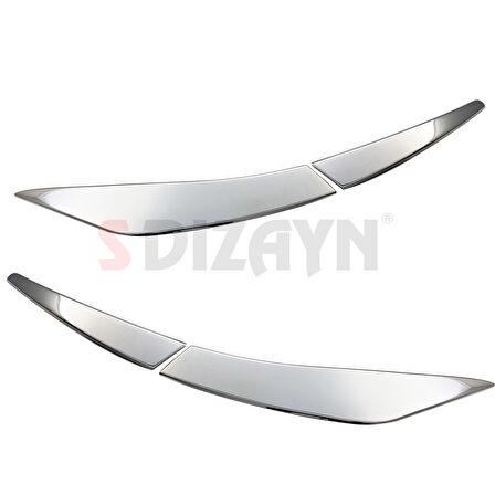 S-Dizayn Renault Clio 5 Krom Stop Üst Çıtası 4 Prç. 2019 Üzeri