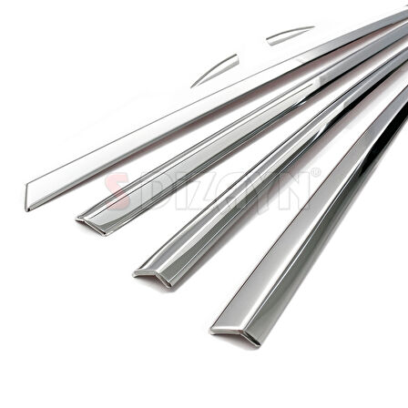 S-Dizayn Renault Megane 4 SD Krom Cam Çıtası 6 Prç. 2016-2020