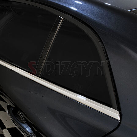 S-Dizayn Renault Megane 4 SD Krom Cam Çıtası 6 Prç. 2016-2020