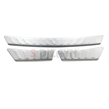 S-Dizayn VW Tiguan Krom Arka Tampon Eşiği 2007-2015