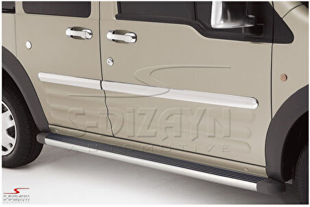 S-Dizayn Ford Connect Krom Yan Kapı Çıtası 4 Prç 2009-2014