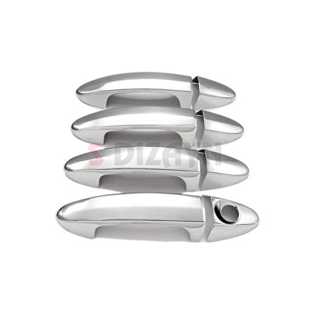 S-Dizayn Ford Courier Krom Kapı Kolu 4 Kapı 2014-2022