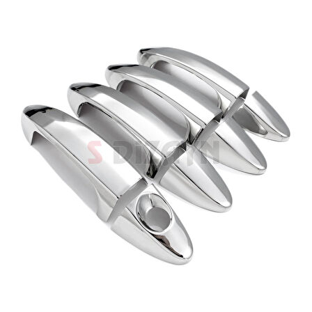 S-Dizayn Ford Courier Krom Kapı Kolu 4 Kapı 2014-2022