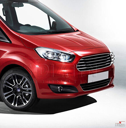 S-Dizayn Ford Courier Krom Ön Panjur 4 Prç 2014-2017