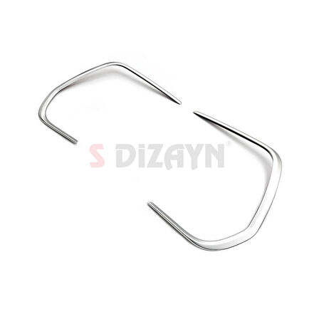 S-Dizayn VW Tiguan Krom Sis Çerçevesi 2 Prç. 2020-2024