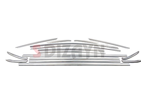 S-Dizayn Ford Fiesta Krom Cam Çerçevesi 16 Parça 2009-2017 A+ Kalite