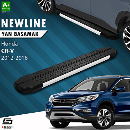 S-Dizayn Honda CR-V 4 NewLine Aluminyum Yan Basamak 173 Cm 2012-2018 A+ Kalite