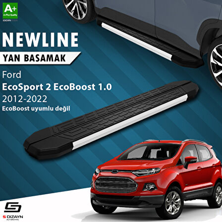 S-Dizayn Ford EcoSport 2 NewLine Aluminyum Yan Basamak 173 Cm 2012-2022 A+ Kalite