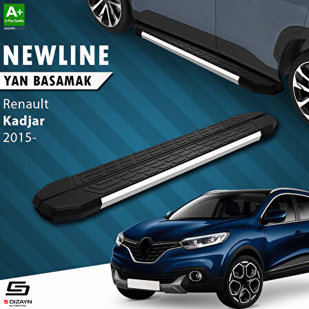 S-Dizayn Renault Kadjar NewLine Krom Yan Basamak 173 Cm 2015-2022 A+ Kalite
