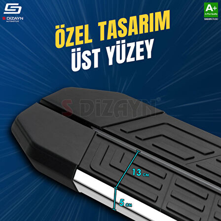 S-Dizayn Citroen C5 Aircross NewLine Krom Yan Basamak 193 Cm 2017 Üzeri A+ Kalite