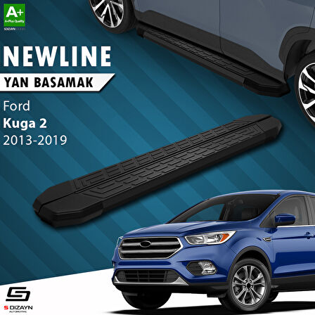 S-Dizayn Ford Kuga 2 NewLine Siyah Yan Basamak 183 Cm 2013-2019 A+ Kalite