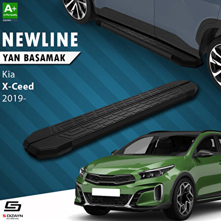 S-Dizayn Kia XCeed NewLine Siyah Yan Basamak 183 Cm 2019 Üzeri A+ Kalite