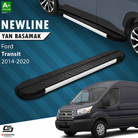 S-Dizayn Ford Transit 5 NewLine Aluminyum Yan Basamak 283 Cm 2014-2020 A+ Kalite