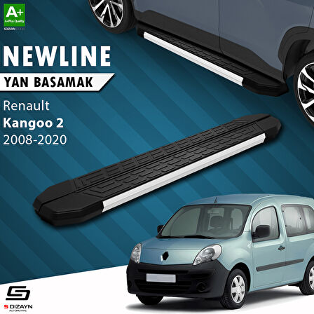 S-Dizayn Renault Kangoo 2 NewLine Aluminyum Yan Basamak 193 Cm 2008-2020 A+ Kalite