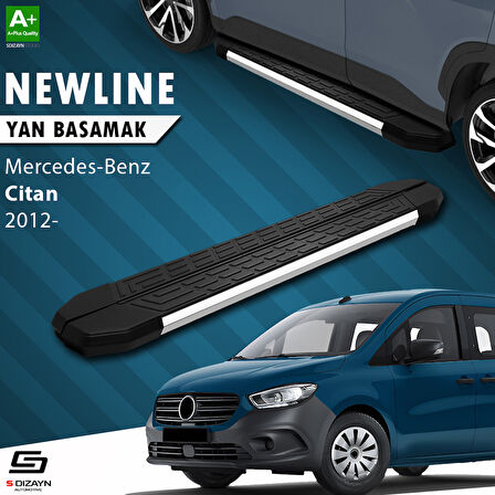 S-Dizayn Citan NewLine Krom Yan Basamak 193 Cm 2012-2021 A+ Kalite
